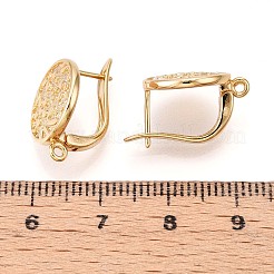 Brass Hoop Earring Finding&nbsp;KK-N261-33G