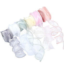 1 Roll Fishtail Yarn Iridescent Ribbon for Bowknot Making&nbsp;OCOR-YW0001-14A