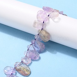 Rough Raw Natural Ametrine Beads Strands&nbsp;G-G010-08