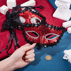 2Pcs 2 Styles Plastic Masquerade Masks for Cosplay Party Costume Accessory&nbsp;FEPA-TA0001-02A