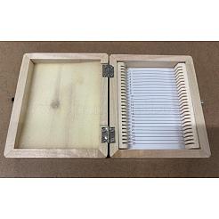 1Pc 25-Place Wood Microscope Slide Storage Boxes&nbsp;CON-CA0001-032