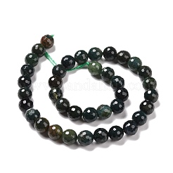 Natural Moss Agate Beads Strands&nbsp;G-E571-21C