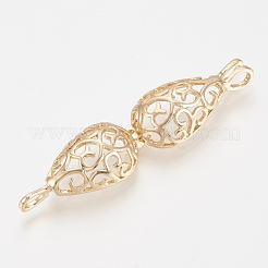 Brass Locket Pendants&nbsp;KK-Q748-071KC