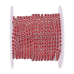 Brass Rhinestone Strass Chains&nbsp;CHC-R125-S6-01S