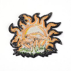 Computerized Embroidery Cloth Iron On/Sew On Patches&nbsp;DIY-WH0240-34