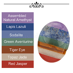Chakra Worry Stone for Anxiety Therapy&nbsp;G-SC0001-90