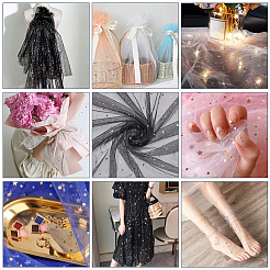 Polyester Gauze Fabric&nbsp;DIY-WH0759-44B