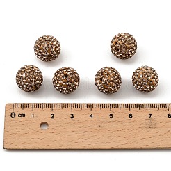 Pave Disco Ball Beads&nbsp;X-RB-Q195-14mm-246