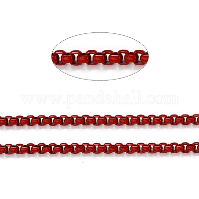 Spray Painted Stainless Steel Box Chains&nbsp;CHS-L027-03-1