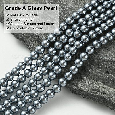 Grade A Glass Pearl Beads&nbsp;HY-J001-4mm-HX027-1