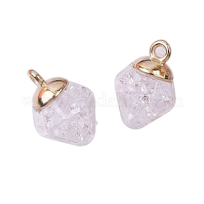 20Pcs Transaparent Glass Globe Pendants&nbsp;PW-WGB89E2-02-1