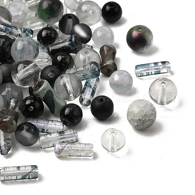 Transparent Glass Beads&nbsp;DGLA-C005-01J-1