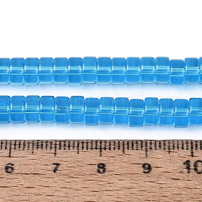 Transparent Glass Beads Strands&nbsp;GLAA-N026-3x6mm-T10-1