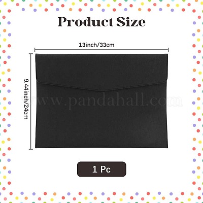 1Pc Imitation Leather Documents Pockets&nbsp;DIY-CL0001-13B-1