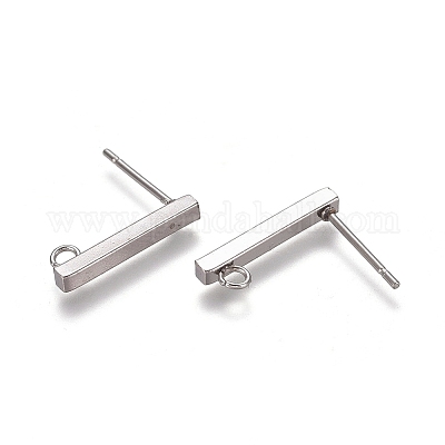 Non-Tarnish 304 Stainless Ear Stud Components&nbsp;LS-STAS-M274-012C-P-1