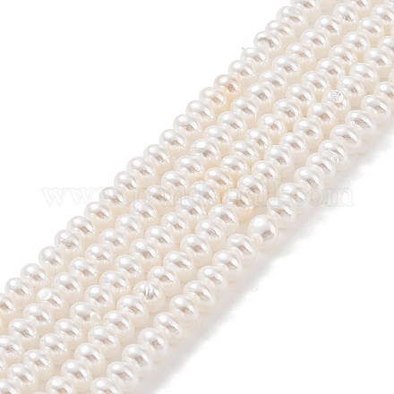 Electroplated Shell Pearl Beads Strands&nbsp;BSHE-C006-04A-1