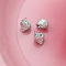 Brass Pendants, Platinum, Conch, 12x9mm