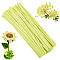 100Pcs DIY Plush Sticks, Chenille Stems, Pipe Cleaners, Kid Craft Material, Light Khaki, 300x6mm