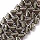 Natural Pyrite Beads Strands&nbsp;G-E590-03-1