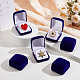 Flocking Badge Storage Boxes&nbsp;CON-WH0816-028-4