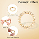 6Pcs Brass Spring Gate Clasps&nbsp;FIND-SC0020-67A-6