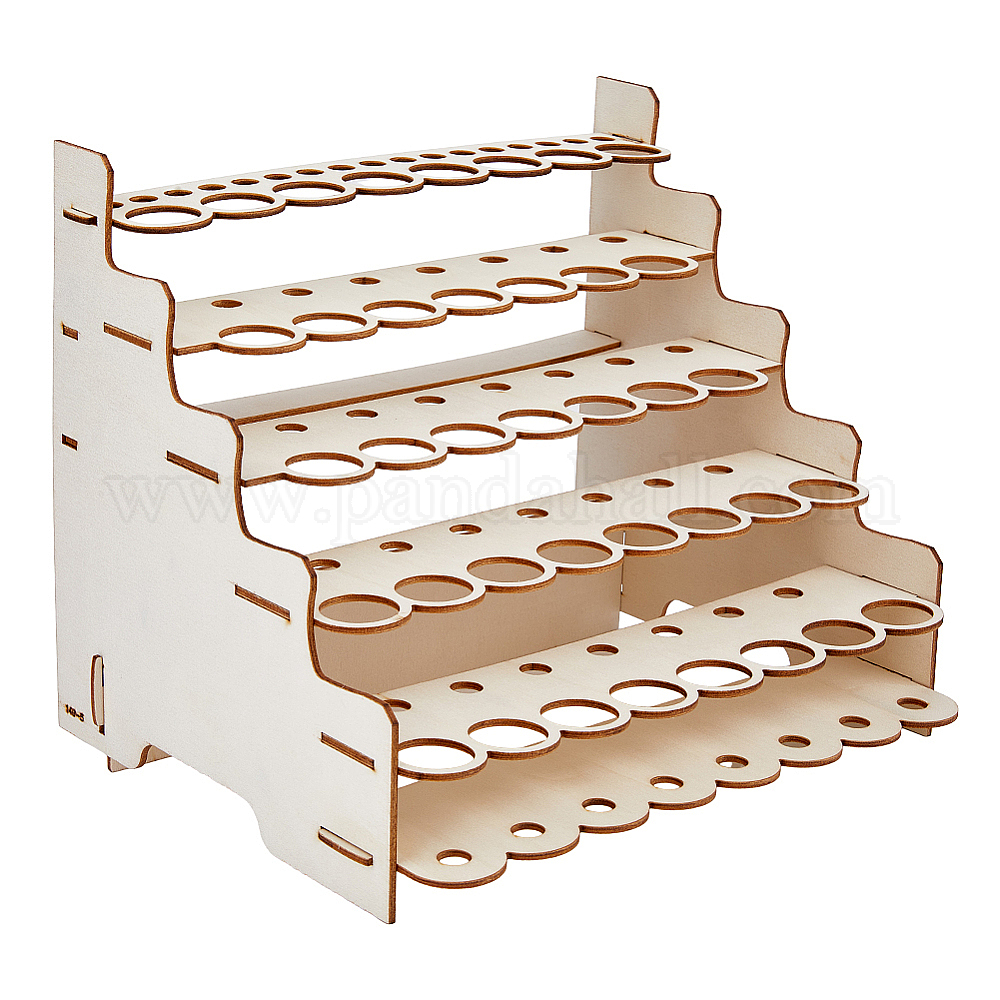 Wholesale Wooden Craft Paint & Brash Rack - Pandahall.com