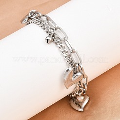 304 Stainless Steel Multi-strand Bracelets&nbsp;BJEW-P365-02P