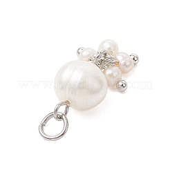 Potato Natural Cultured Freshwater Pearl Pendants&nbsp;PALLOY-JF04749-01