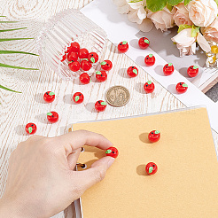 40Pcs Opaque Resin Cabochons&nbsp;RESI-CP0001-16
