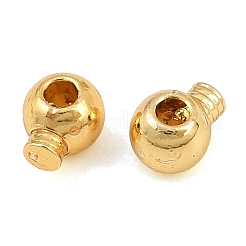 Brass Crimp Beads&nbsp;KK-CBA7BFE-02B-G