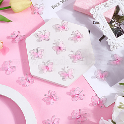 80Pcs Lace Butterfly Display Decorations&nbsp;DIY-CP0012-97