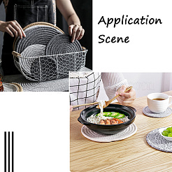 12Pcs 2 Style Cotton Thread Weave Hot Pot Holders&nbsp;AJEW-MP0001-33