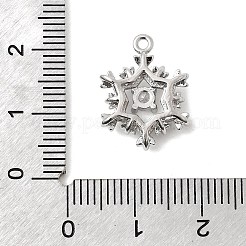 Christmas Brass Micro Pave Cubic Zirconia Pendants&nbsp;KK-L258-04P-E01