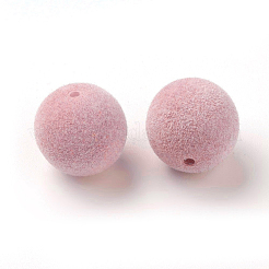 Flocky Acrylic Beads&nbsp;OACR-I001-8mm-L05