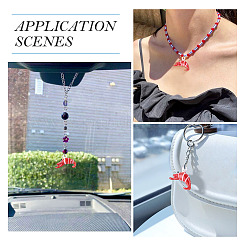 5Pcs Handmade Lampwork Pendants&nbsp;LAMP-TA0002-75A