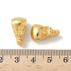 Matte Gold Color 925 Sterling Silver Beads&nbsp;STER-R014-13G