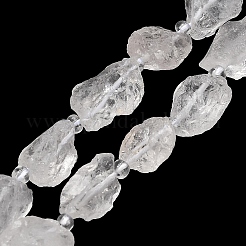 Natural Quartz Crystal Beads Strands&nbsp;GG-CBA0B77-A27-03