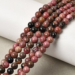 Natural Rhodonite Beads Strands&nbsp;G-D840-59-4mm