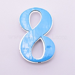 Plastic & PVC Number Sign Labels&nbsp;KY-WH0023-A08-01