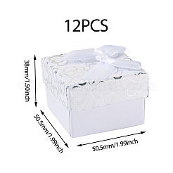 Bowknot Cardboard Paper Ring Gift Storage Boxes&nbsp;CON-TAC0001-16D