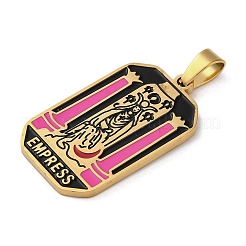 Ion Plating(IP) 304 Stainless Steel Enamel Pendants&nbsp;STAS-Q003-01G-010