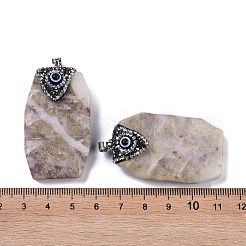 Synthetic Picture Jasper Pendants&nbsp;KK-F868-25P
