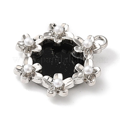 Flower Rack Plating Alloy Pendants&nbsp;FIND-I039-023B-P