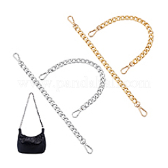 4Pcs 2 Colors Aluminum Curb Chain Bag Shoulder Straps&nbsp;FIND-PH0028-65