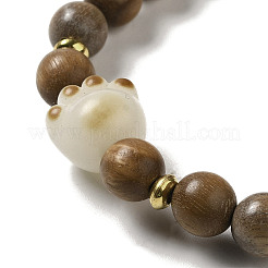 Wood Bead Bracelets&nbsp;BJEW-B080-32