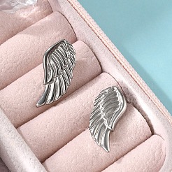 304 Stainless Steel Wing Clip-on Earrings&nbsp;EJEW-B116-04P