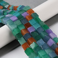 Natural Dyed White Jade Beads Strands&nbsp;G-Q008-C01-01G