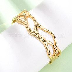 Textured 304 Stainless Steel Bangles&nbsp;BJEW-G749-10G