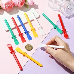20Pcs 5 Colors Plastic Palette Knives&nbsp;TOOL-YW0001-81