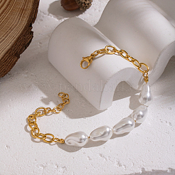 Elegant Natural Pearl Beads Link Bracelets&nbsp;ZR4711